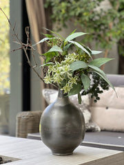 Jarrón Redondo Metal