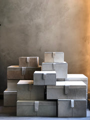 Cajas de Piel Rectangulares