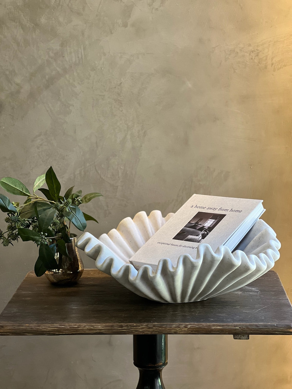 Bowl Ondas Blanco Resina