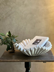 Bowl Ondas Blanco Resina
