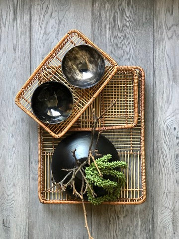 Set de Bandejas Mimbre