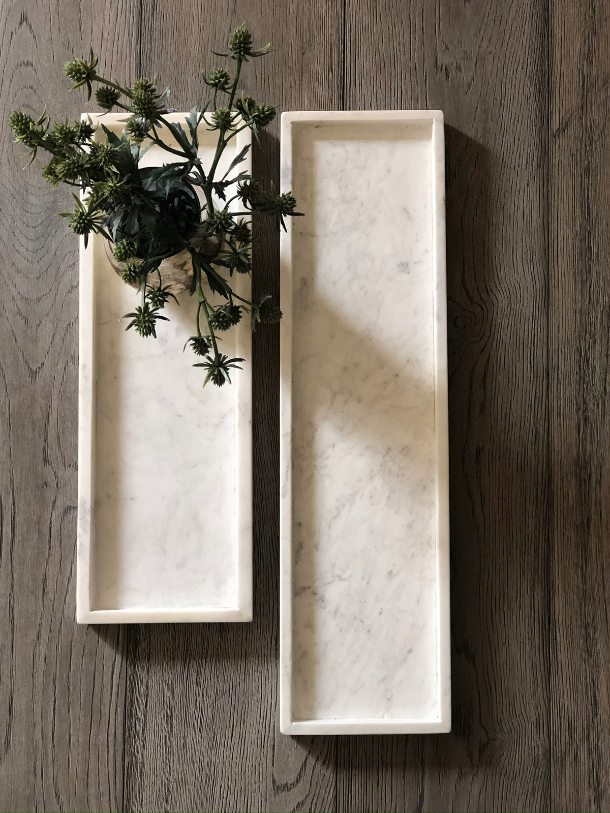 Charolas de Mármol Blancas