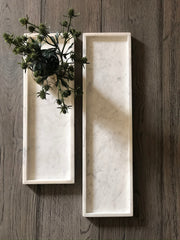 Charolas de Mármol Blancas