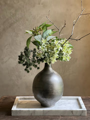 Jarrón Redondo Metal