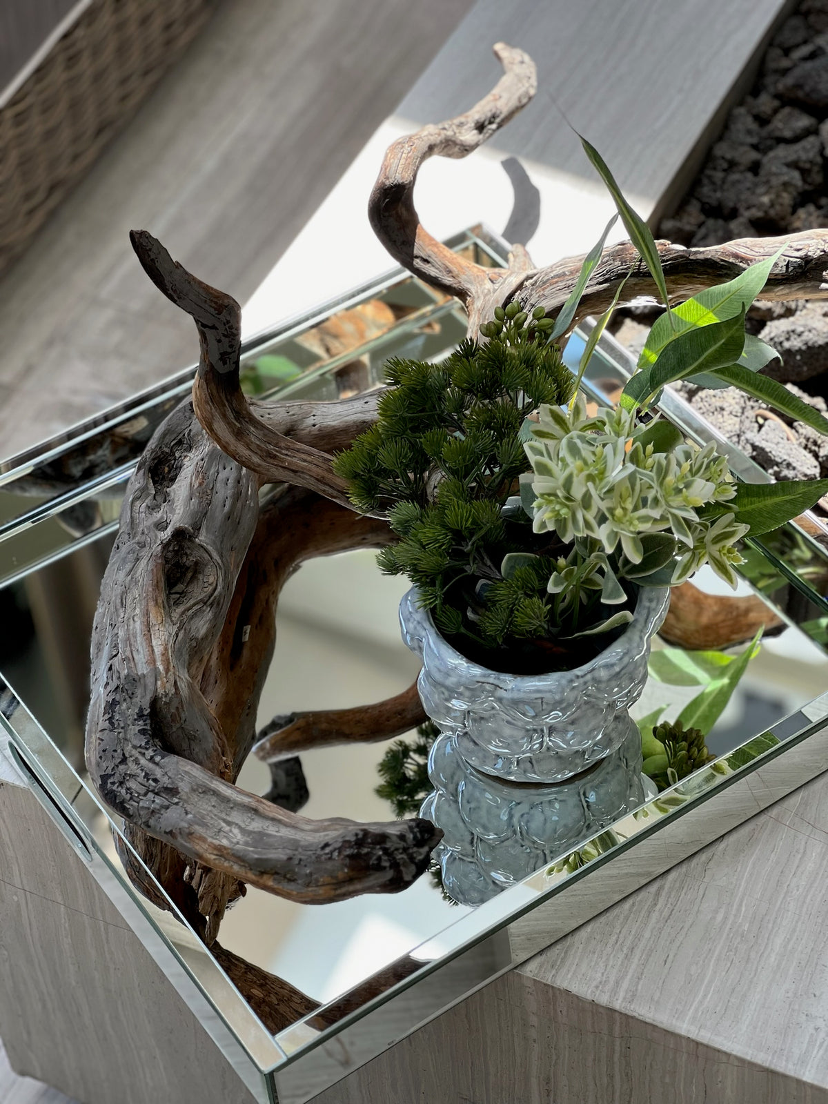 Charola Espejo Cuadrada